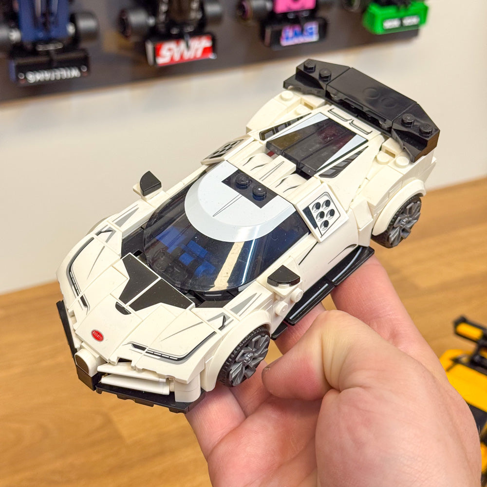 Nieuwe LEGO Bugatti Speed Champions houder: show jouw supercar in stijl