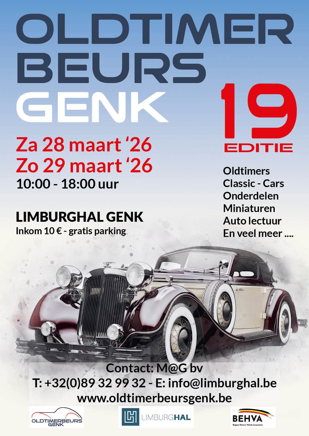 Classic Car Fair Genk: een weekend vol klassieke auto’s