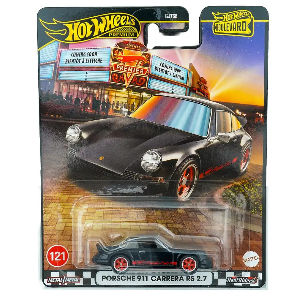 Hot Wheels Premium Porsche 911 Carrera RS 2.7 Zwart | Hot Wheels