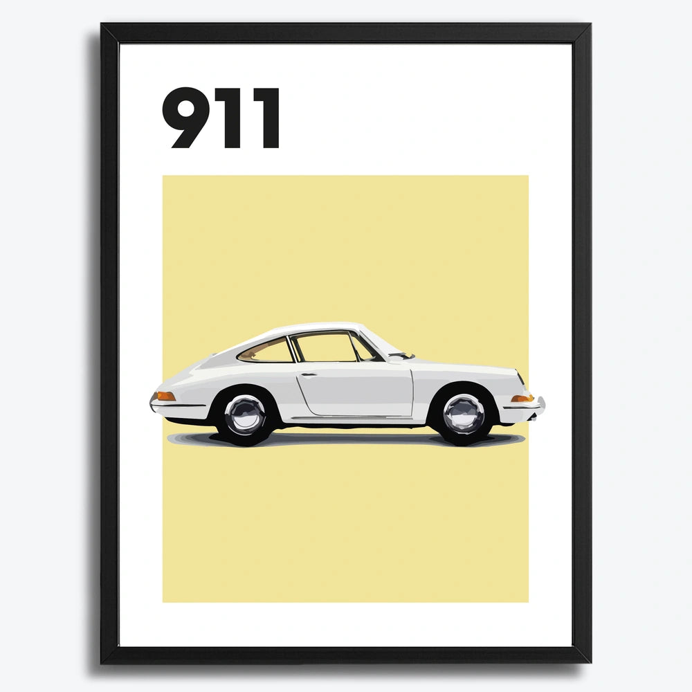 Porsche 911 Auto Poster