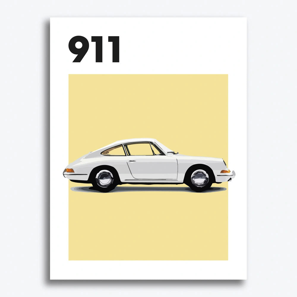 Porsche 911 Auto Poster
