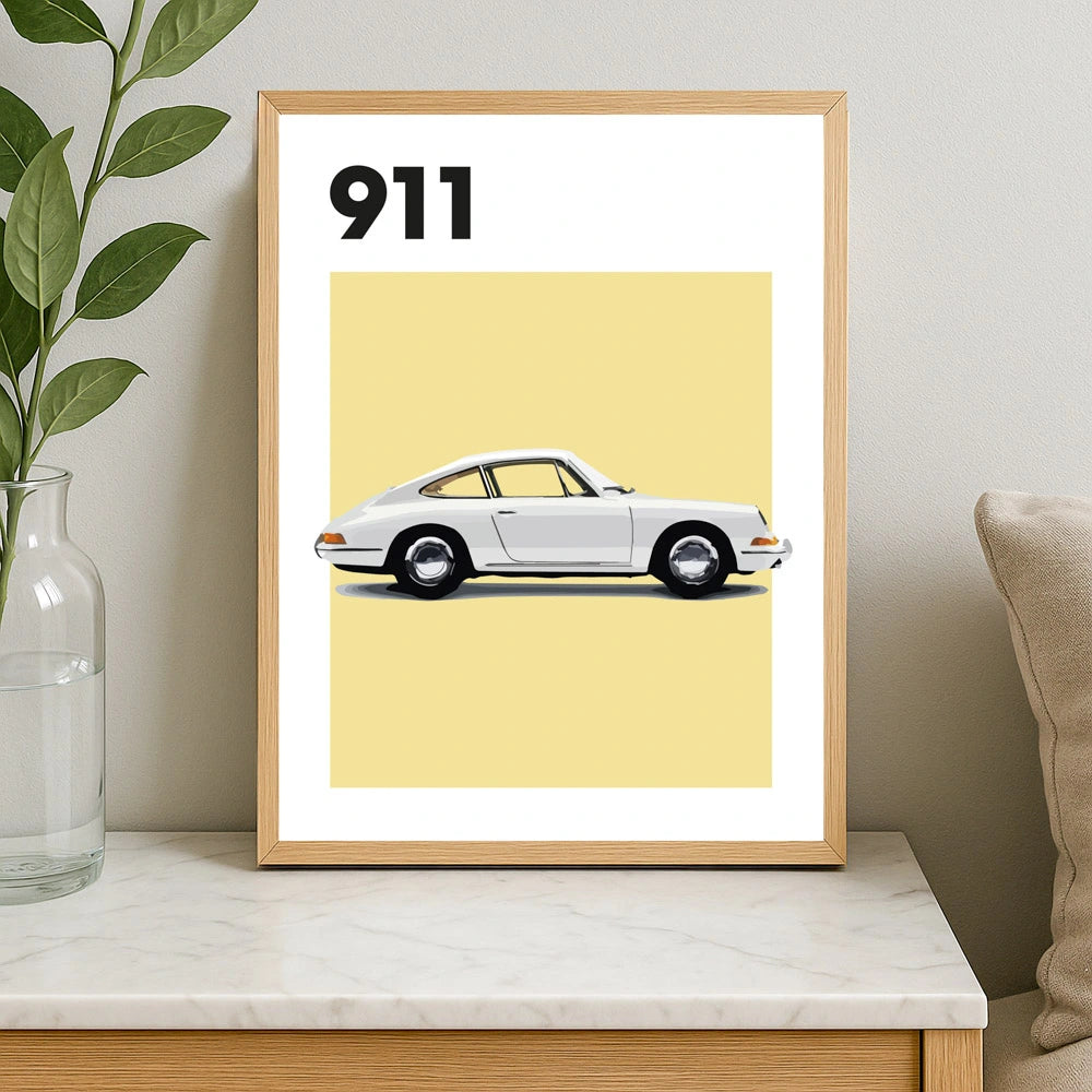 Porsche 911 Auto Poster