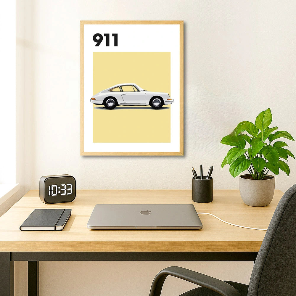 Porsche 911 Auto Poster