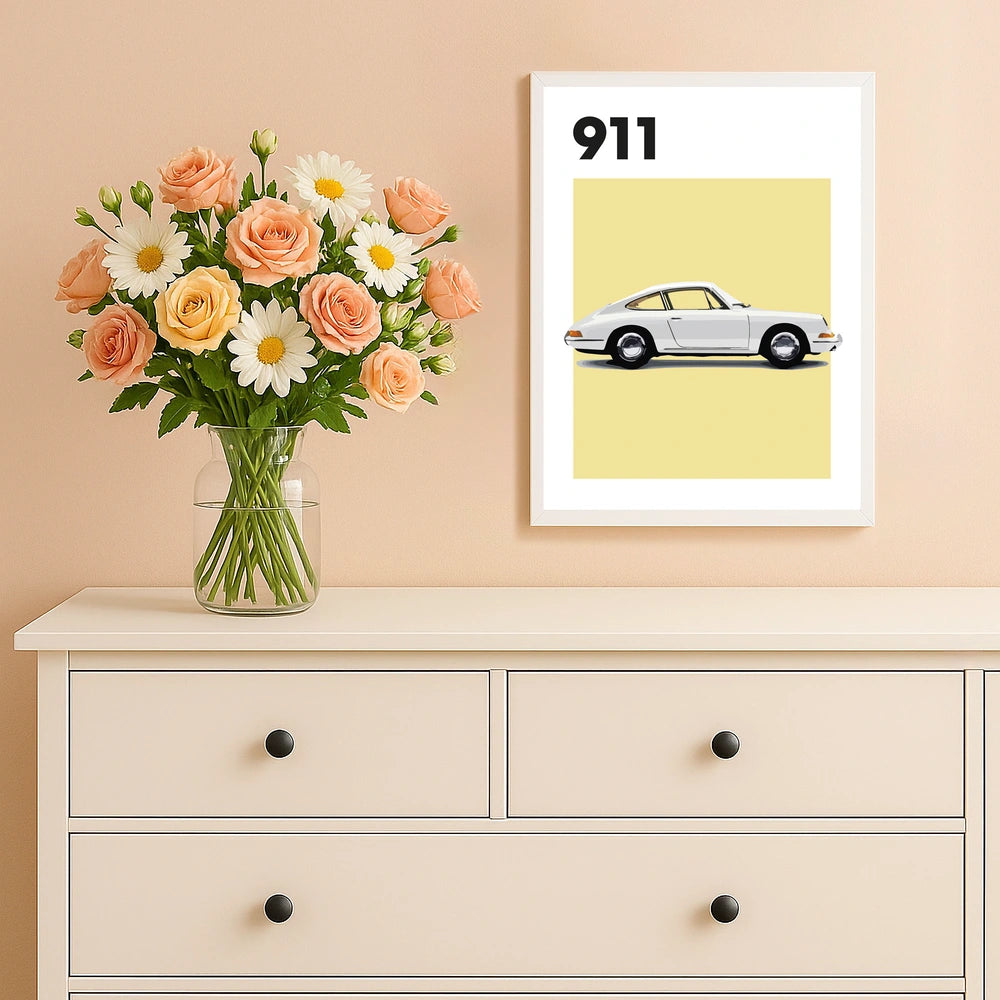Porsche 911 Auto Poster