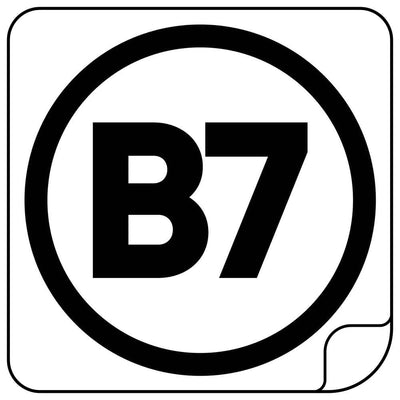 B7 Sticker Auto 10 cm