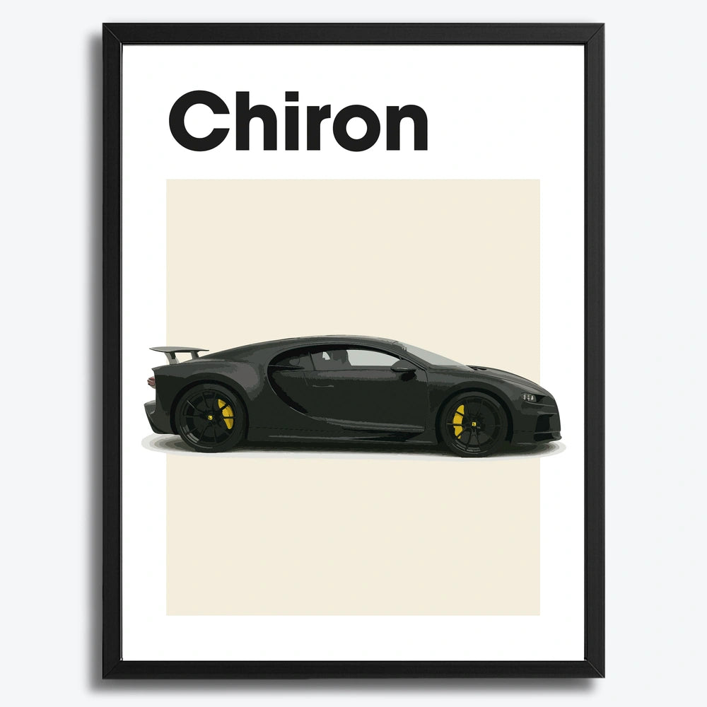 Bugatti Chiron Auto Poster
