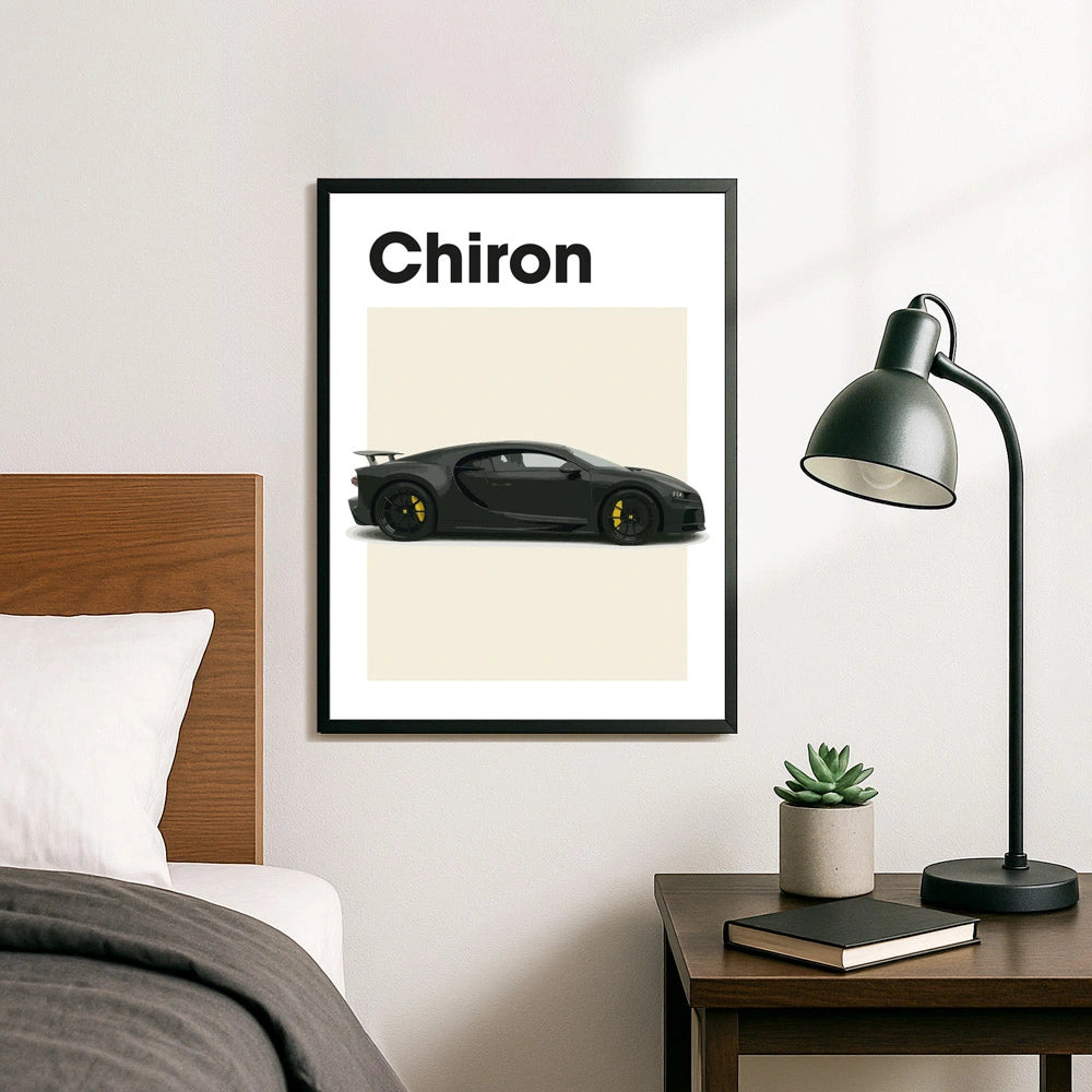 Bugatti Chiron Auto Poster