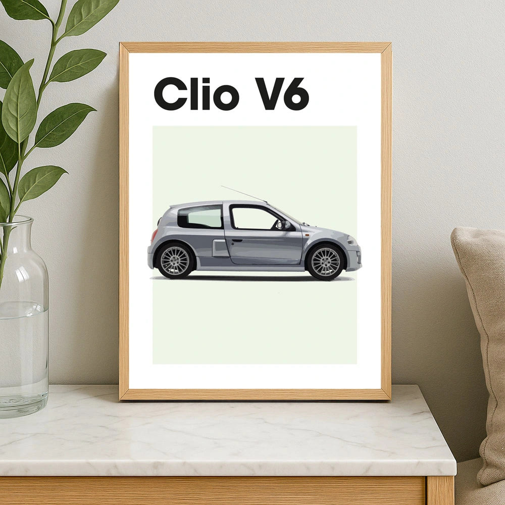 Renault Clio V6 Auto Poster