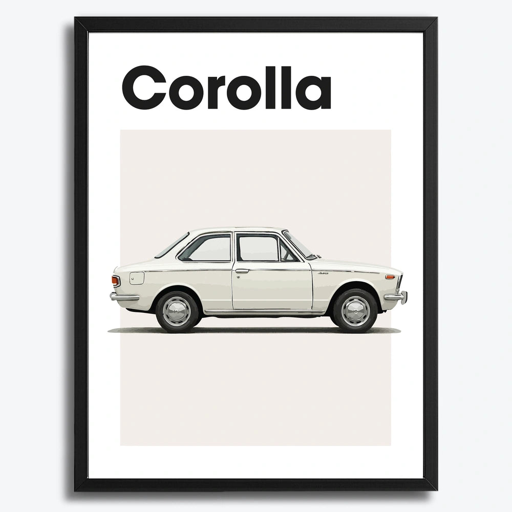 Toyota Corolla E10 Auto Poster