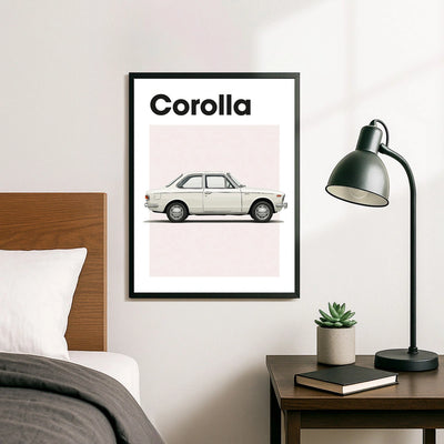 Toyota Corolla E10 Car Poster