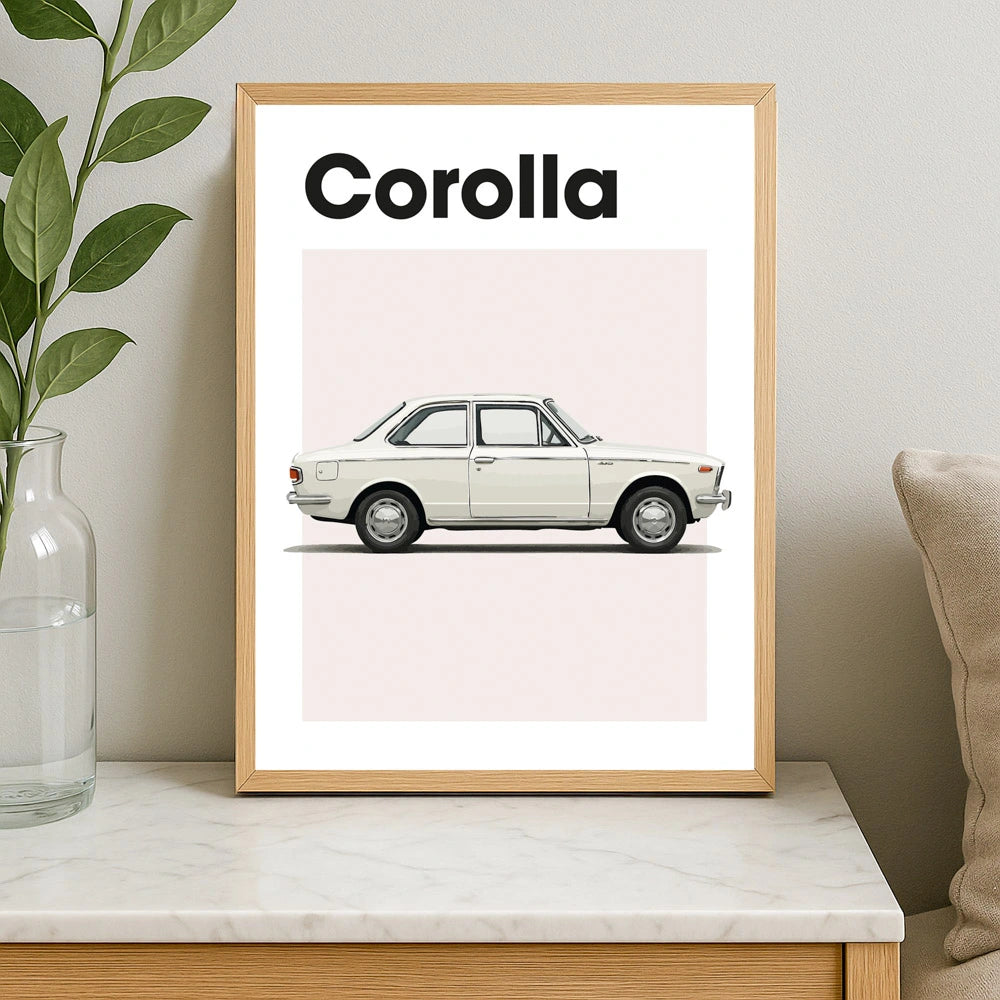 Toyota Corolla E10 Auto Poster