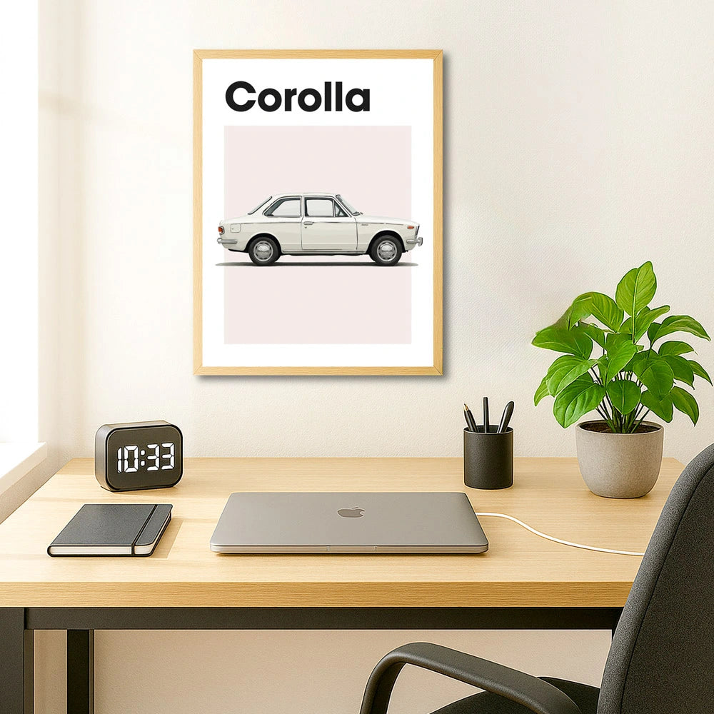 Toyota Corolla E10 Auto Poster