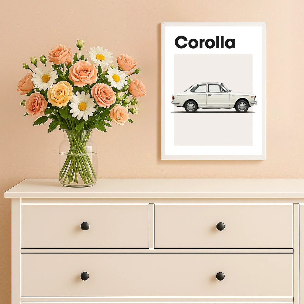 Toyota Corolla E10 Auto Poster