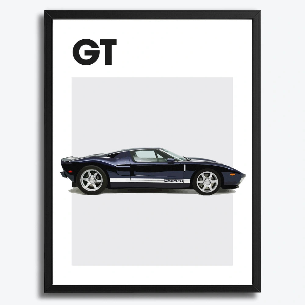 Ford GT40 Auto Poster