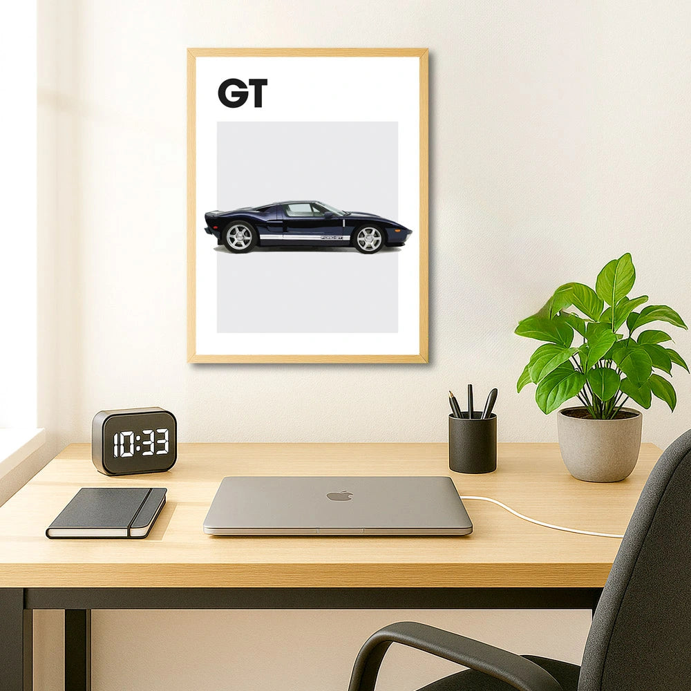 Ford GT40 Auto Poster