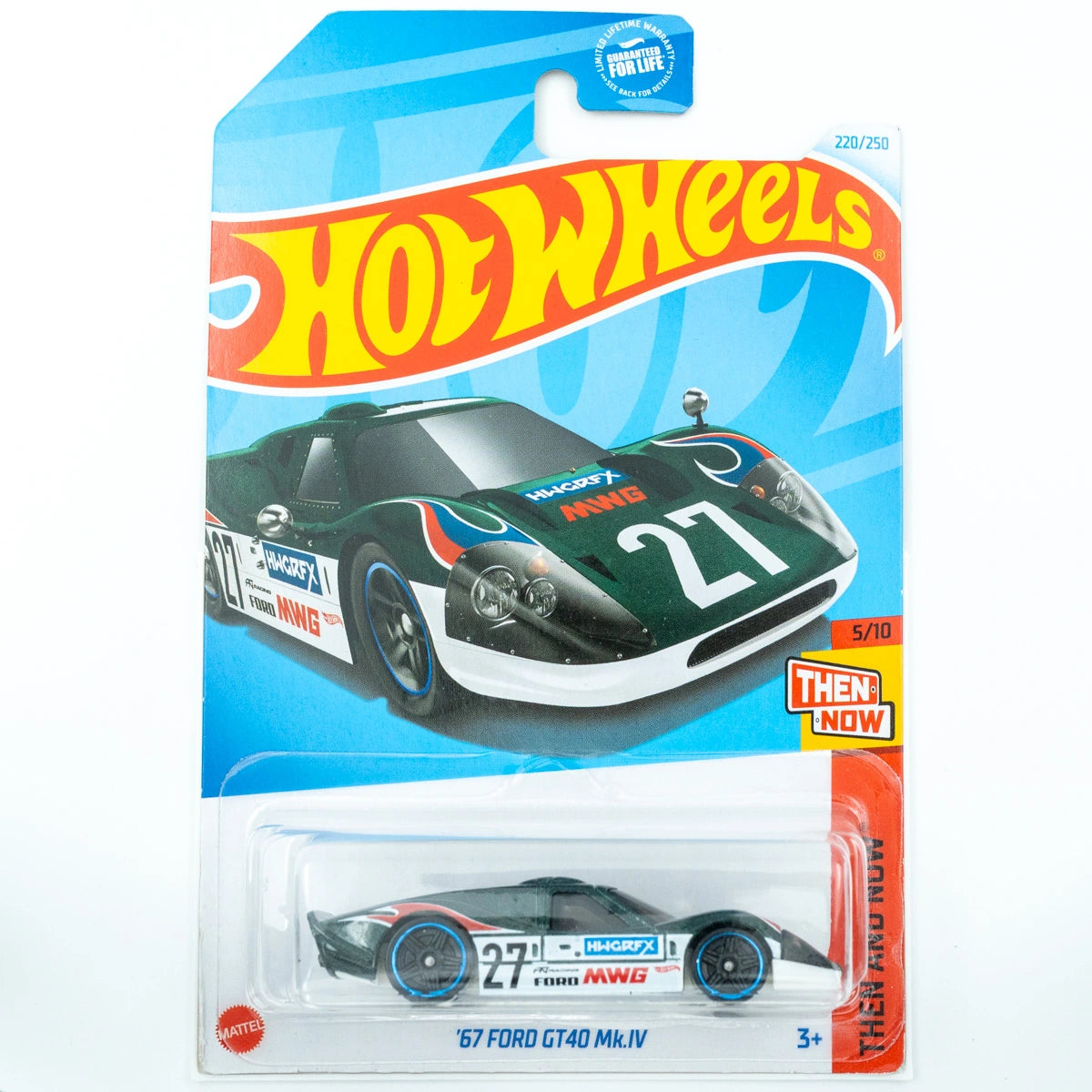 Hot Wheels '67 Ford GT40 MK.IV (groen) | Amerikaanse versie