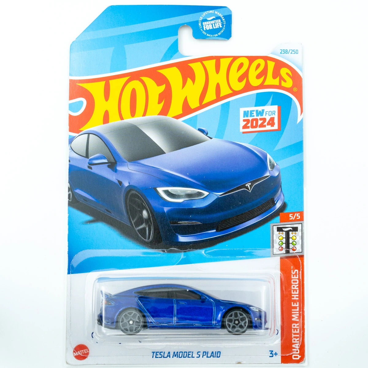Hot Wheels Tesla Model S Plaid (Blauw) | Amerikaanse versie