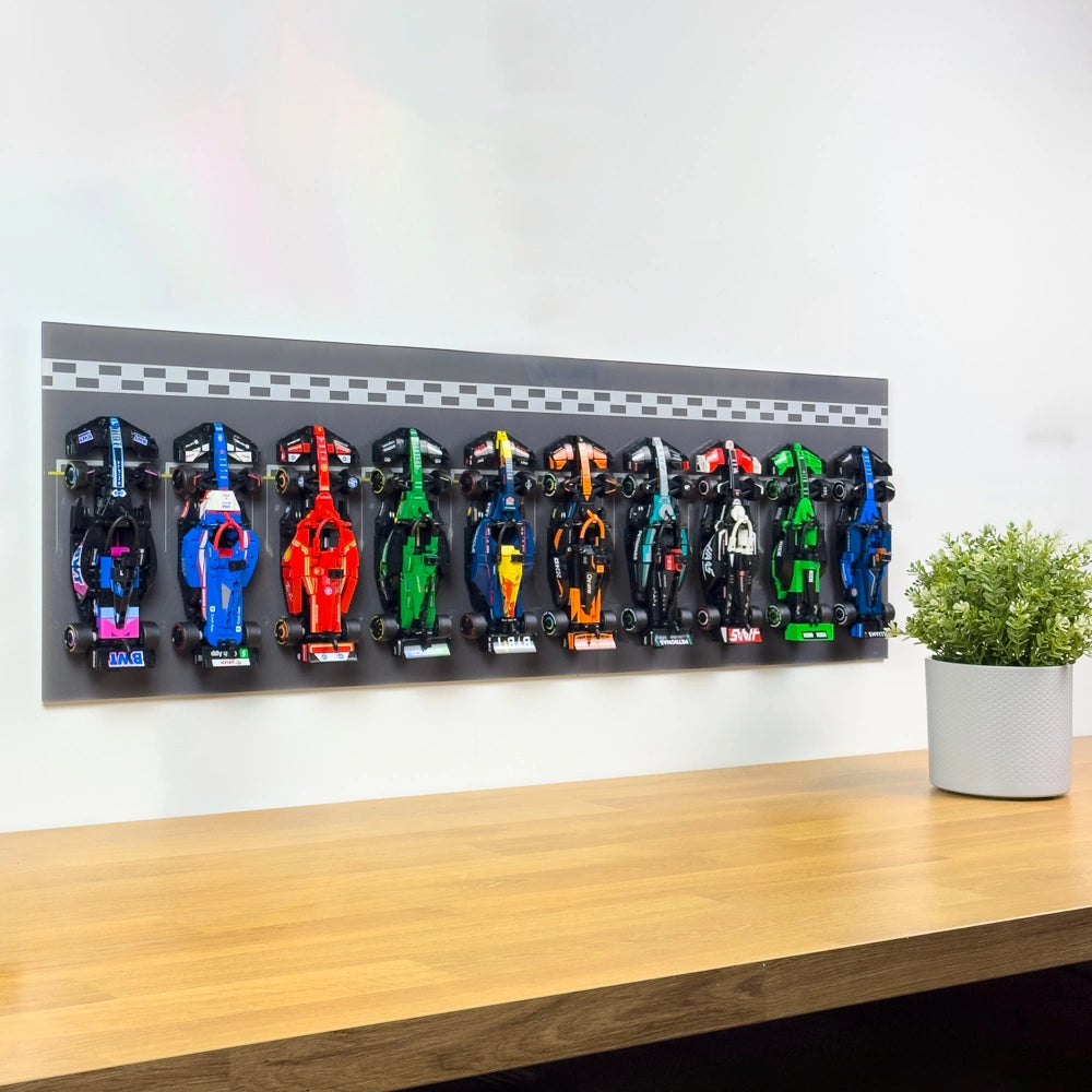 Display Frame for 10x LEGO Speed Champion