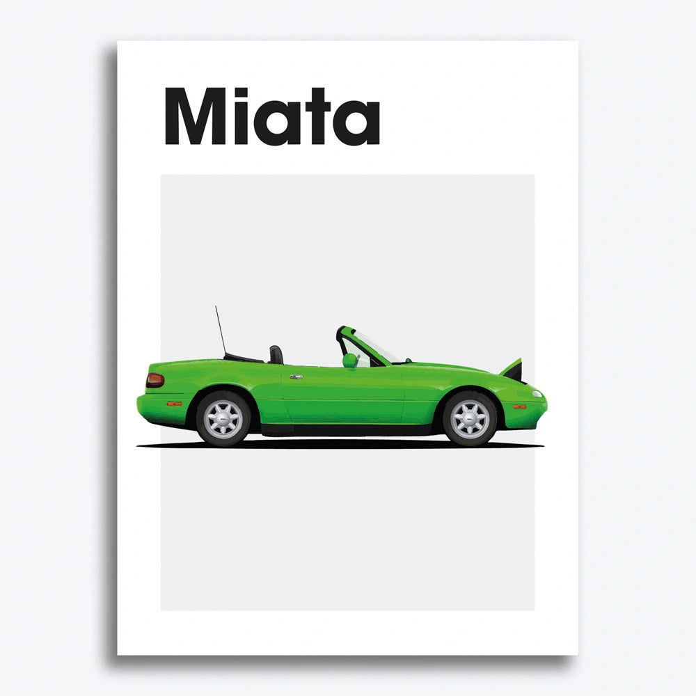 Mazda Miata Auto Poster