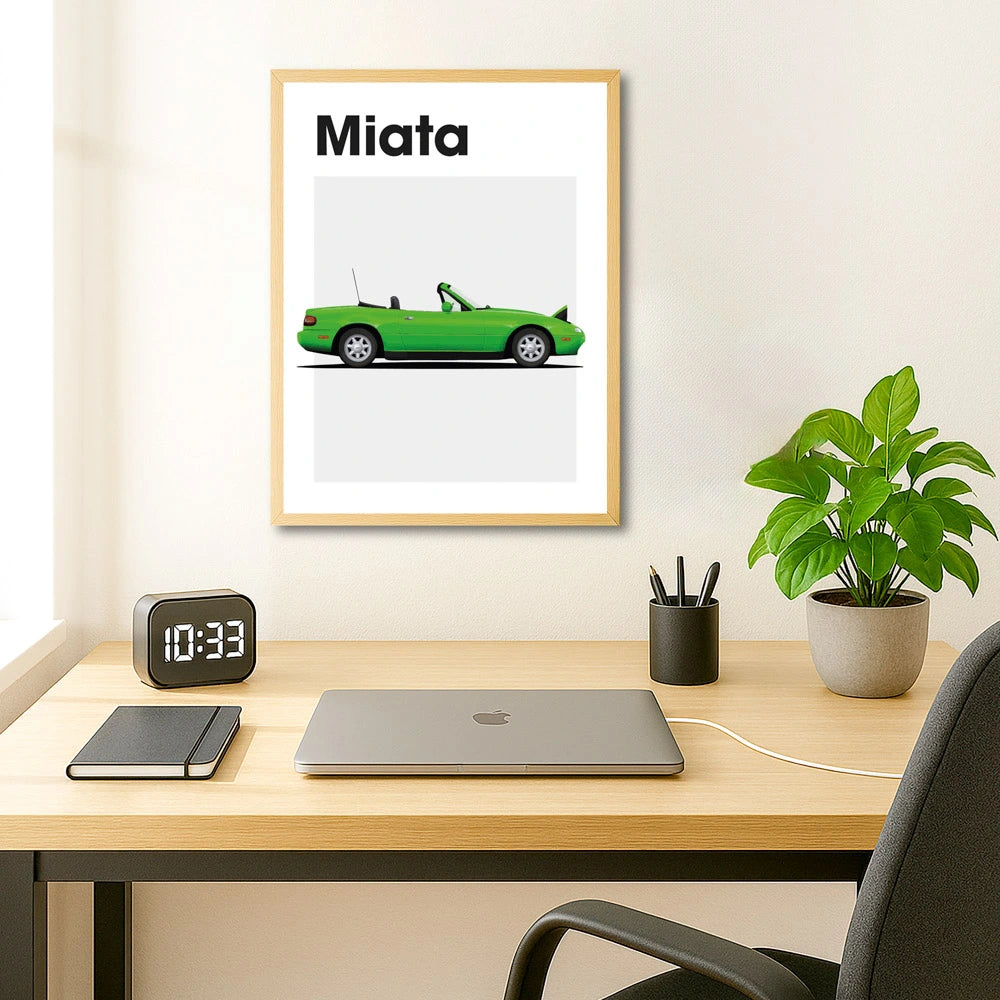 Mazda Miata Auto Poster