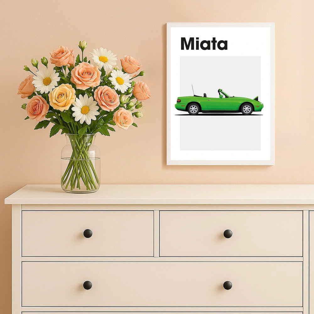 Mazda Miata Auto Poster