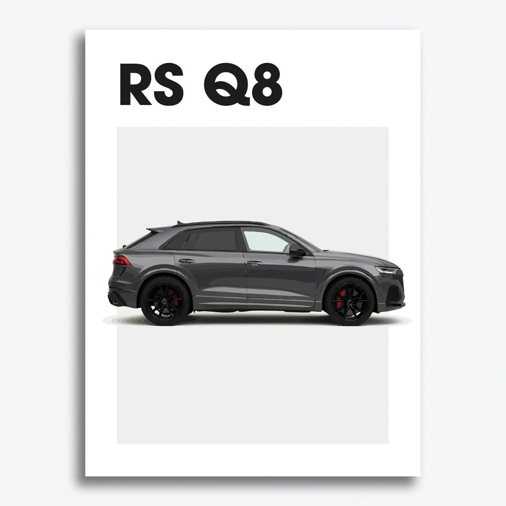 Audi RSQ8 Auto Poster