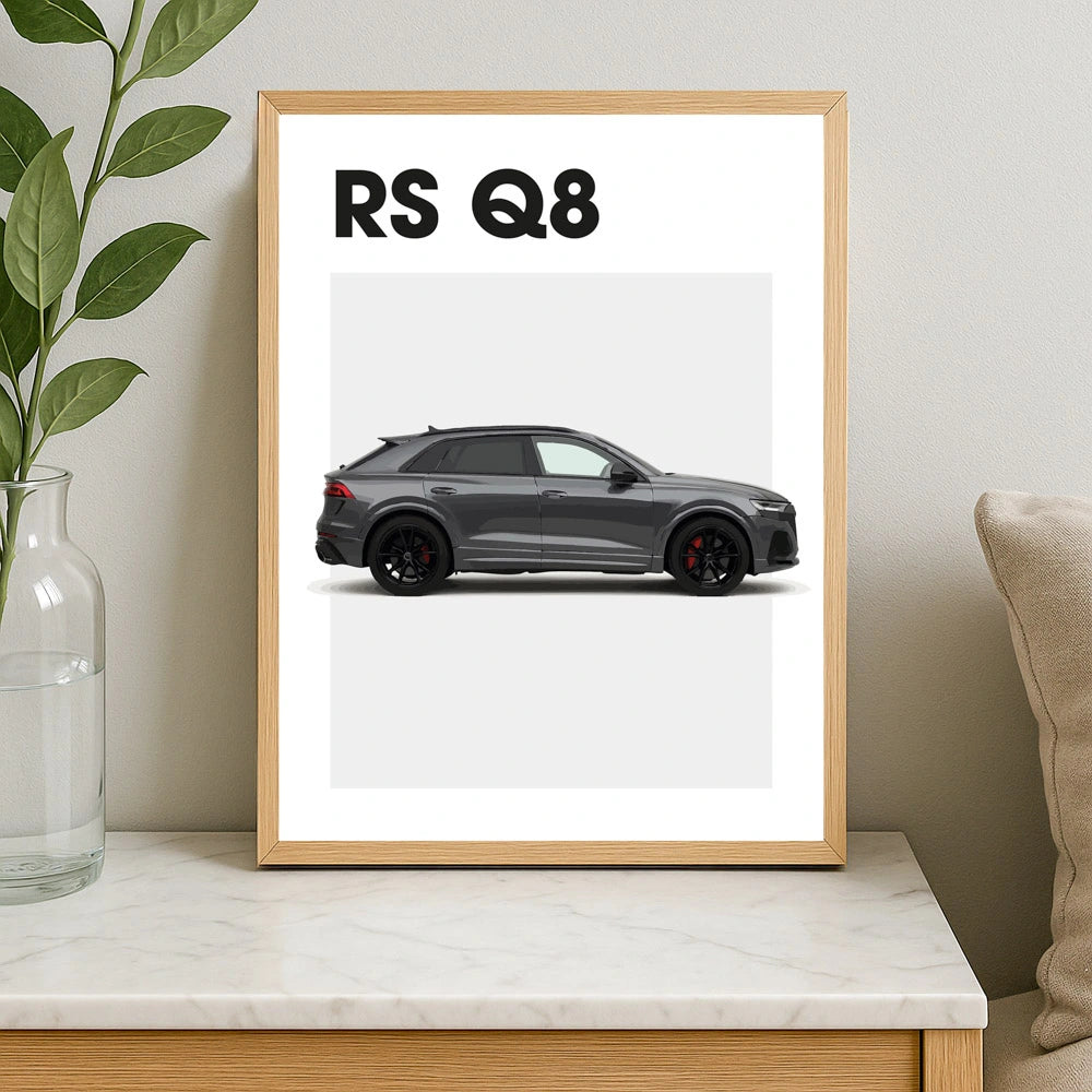 Audi RSQ8 Auto Poster
