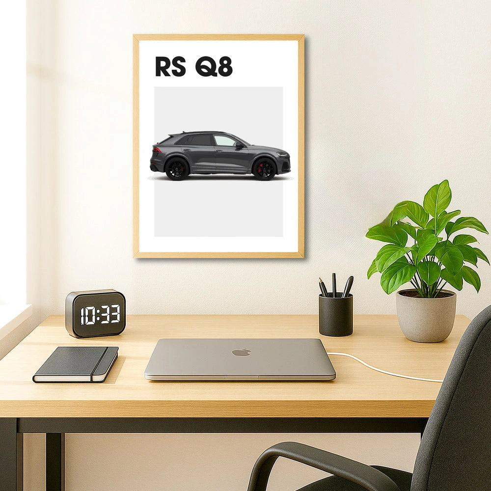 Audi RSQ8 Auto Poster