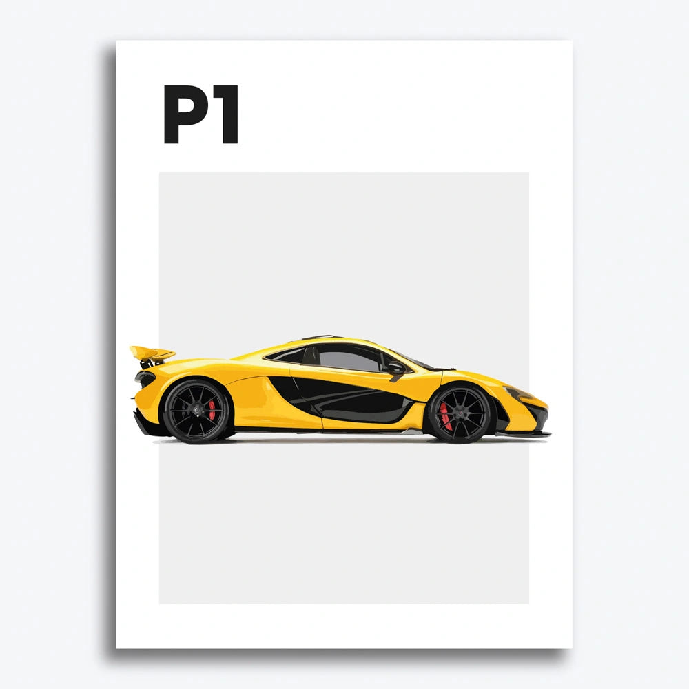 McLaren P1 Auto Poster