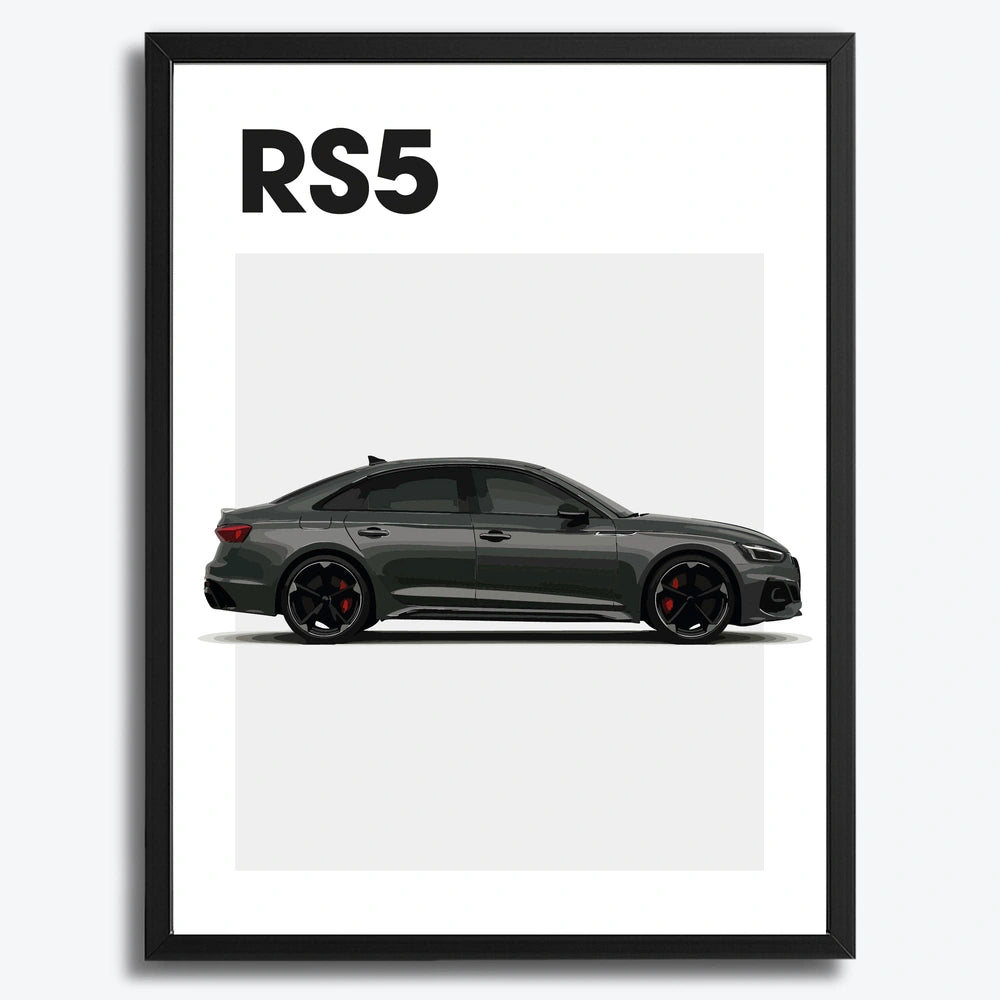 Audi RS5 Auto Poster