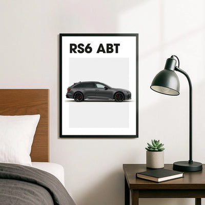 Audi RS6 ABT Car Poster