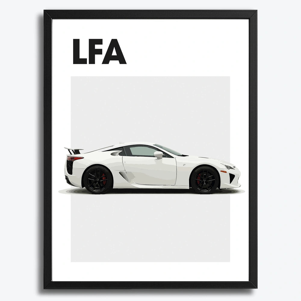 Lexus LFA Auto Poster