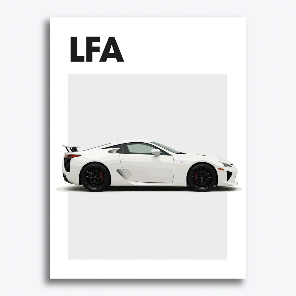 Lexus LFA Auto Poster
