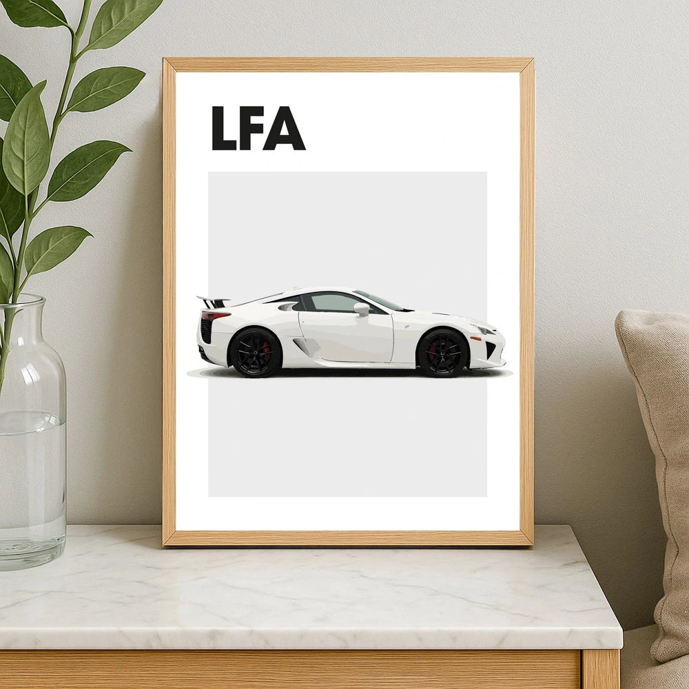 Lexus LFA Auto Poster