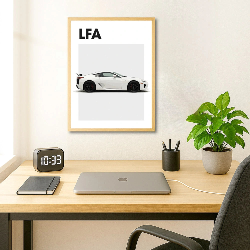 Lexus LFA Auto Poster