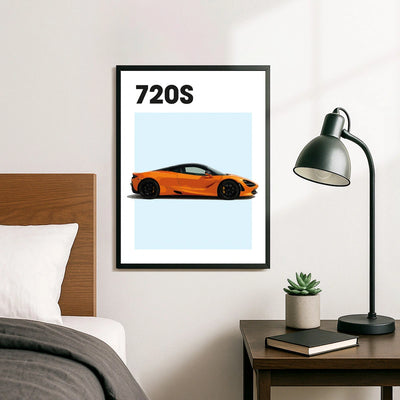 McLaren 720S Car Poster