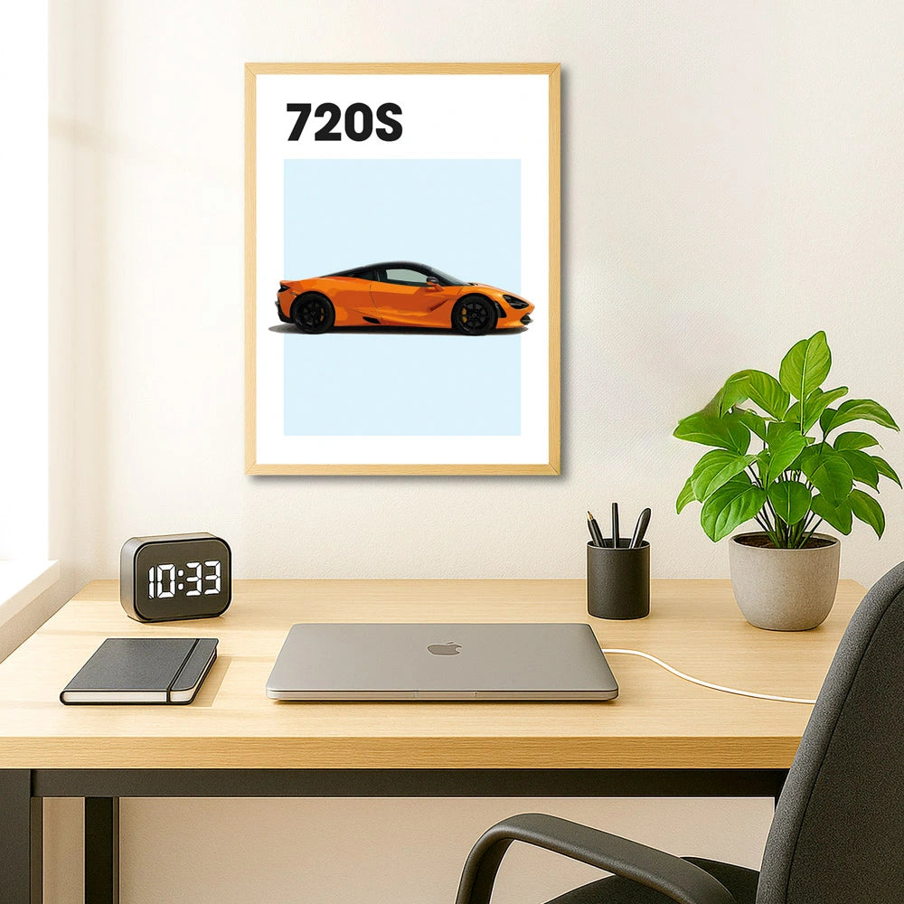 McLaren 720S Auto Poster