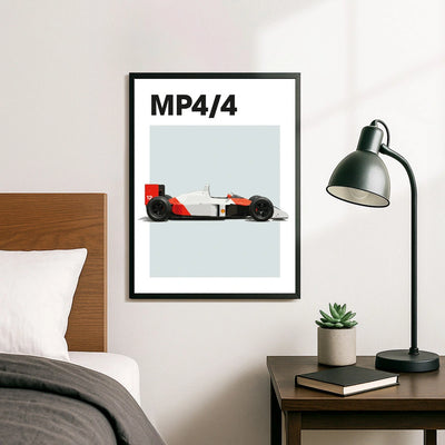 McLaren Senna MP4/4 F1 Car Poster