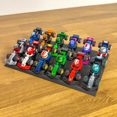 Holder for 12 Minifigure F1 mini-racing cars | 71049