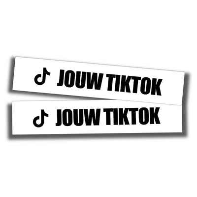 Custom TikTok auto tag sticker 2x