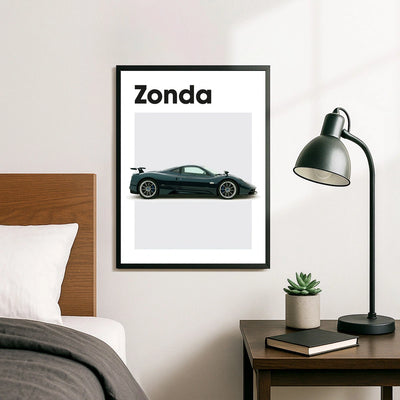 Pagani Zonda Auto Poster