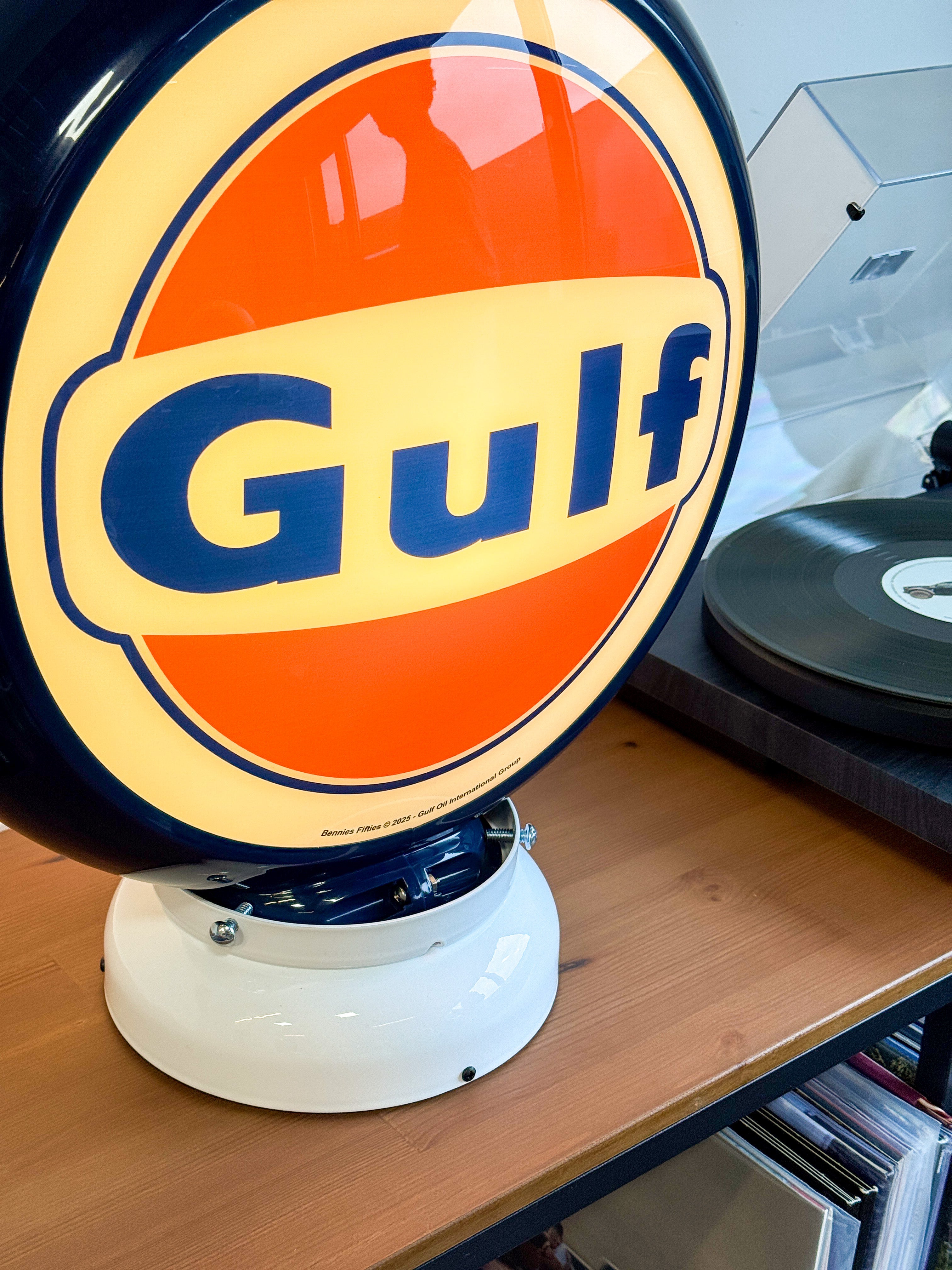 gulf lamp bezinebollen