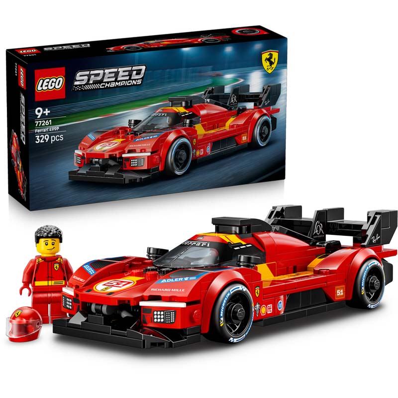 LEGO Speed Champions 77261 Ferrari 499P: Le Mans naar je bureau