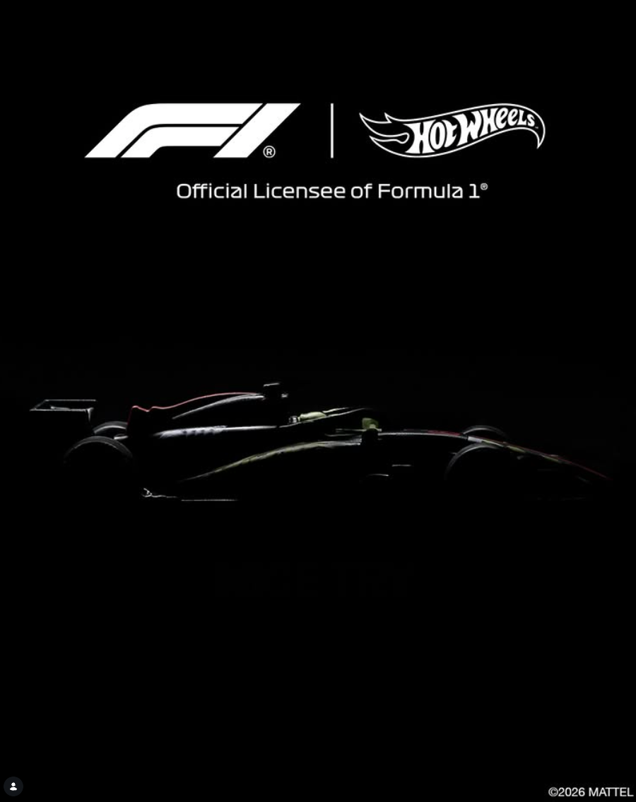 De nieuwe Hot Wheels x F1 auto staat klaar voor release