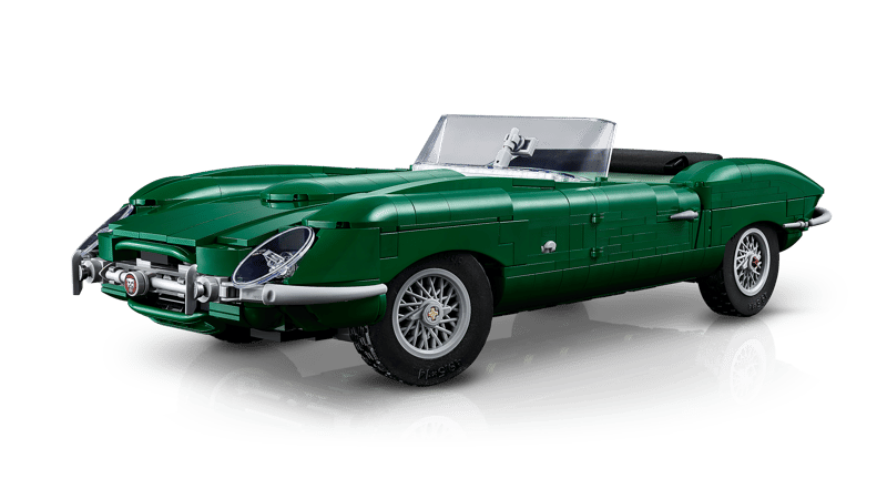 Een Britse legende in British Racing Green: De LEGO Icons Jaguar E-Type