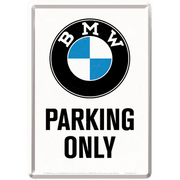 Metalen postkaart BMW Parking Only | Nostalgic-Art