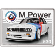 Metallpostkarte BMW M Power | Nostalgic-Art