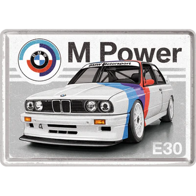 Metalen postkaart BMW M Power | Nostalgic-Art