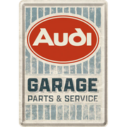Metalen postkaart Audi Garage | Nostalgic-Art