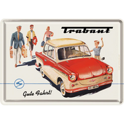 Metallpostkarte Trabant Gute Fahrt | Nostalgic-Art